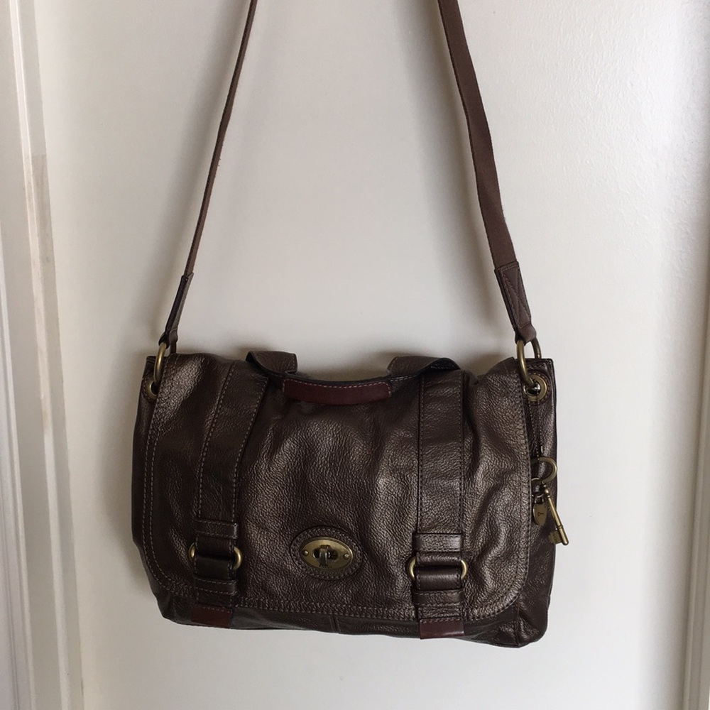 Fossil Bronze Shoulder Bag